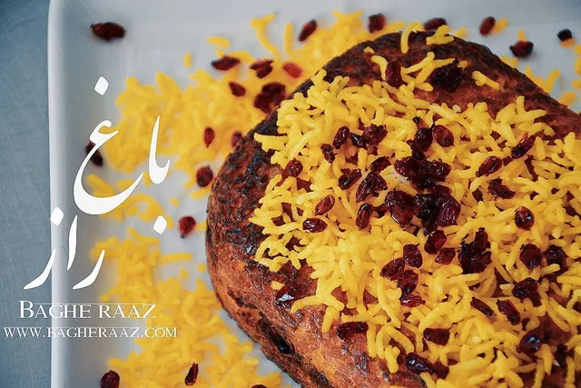 غذای برنجی زعفرانی باغ راز
